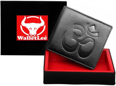 

WalletLee Men Black Genuine Leather Wallet(1 Card Slot)