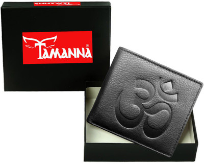 

Tamanna Men Black Genuine Leather Wallet(1 Card Slot)