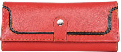 

Yark Girls Red Genuine Leather Wallet(6 Card Slots)