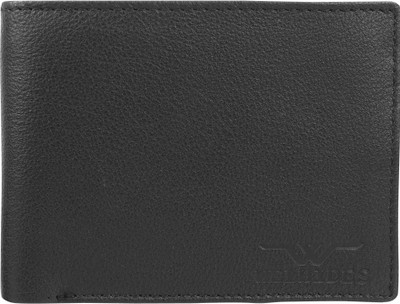 

WELHIDES Men Black Genuine Leather Wallet(8 Card Slots)