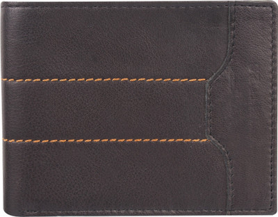 

WELHIDES Men Black Genuine Leather Wallet(7 Card Slots)