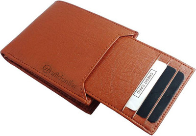 

Wildantler Men Tan Artificial Leather Wallet(6 Card Slots)