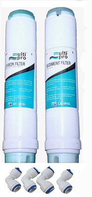 

KRPLUS RO Membrane Replacement Kit with Vontron 75 GPD Membrane/FR450/Tefflon/Spanner/1/4" Connector For RO Water Purifier Solid Filter Cartridge(0.1, Pack of 2)