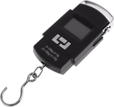 

Rexter Mini Digital Hanging Weight Luggage Scale Portable Electronic Weighing Scale(Black)