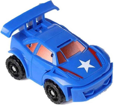 

Sanyal Automatic Deformation Bumper Robot Car Transformers Style Super Heroes (Blue)(Multicolor)