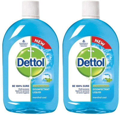 

DETTOL DESINFECTANT Antiseptic Liquid(1 L, Pack of 2)