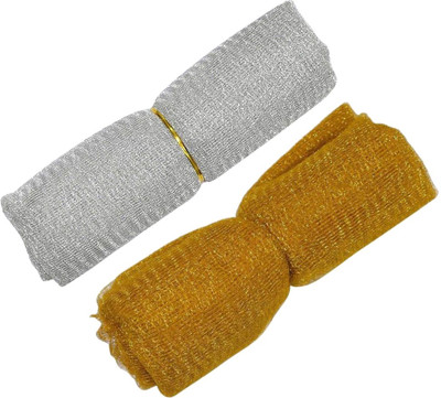 

Just Flowers Flower Mesh Net Silver Net & Golden Net for Decoration & Gift Packing (30 inch , 20 mtr Length)