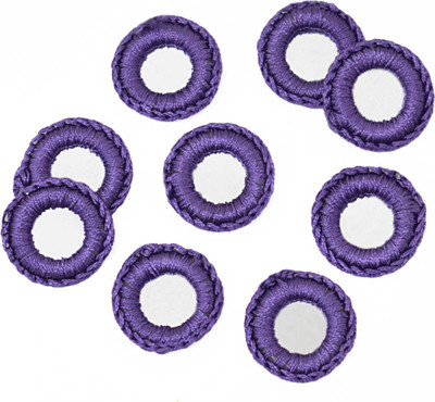 

Embroiderymaterial Crochet Rings For Embroidery Blouse Clothing Dress Craft Making Purpose Ultra Violet Color(100 Pieces)