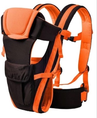 

Brandonn Baby 5 In 1 Carrier Bag With Different Positions Baby Carrier (Black / Orange, Front Carry Facing Out With Belt) Baby Carrier(Black , Orange, Front carry facing out)