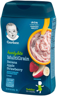 

Gerber Baby Bits Multigrain Cereal Hearty Cereal(227 g, 8)