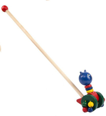 

ICE TREE Dedicated to kids Animal Push and Pull Toy Toddler Educational Toys (Mixed Patterns and Random Colors) Rattle(Red, Yellow, Blue)