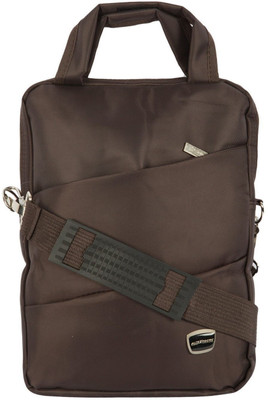 

AllExtreme Multi-Pocket Messenger Bag Polyester Crossbody Bag Weekend Purse Shoulder Bag Small Satchel Bag Purse for Men & Women 1.0 L Backpack(Brown)