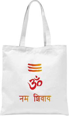 

Rawpockets Rawbags ' Om Namashivaya ' - White Tote Bag Multipurpose Bag(White, 5 L)