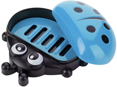 

Confidence Cartoon Character Soap Dispenser, Soap Box for Bathroom, Sensation Bug Soap Holder, Blue Bath Toy(Blue)