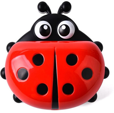 

PELO New Arrival Kids Soap Case, Lady Bug Soap Holder Dispenser For Kitchen, Kids Bathroom Accessories, Pack Of 1 Bath Toy(Red, Black)