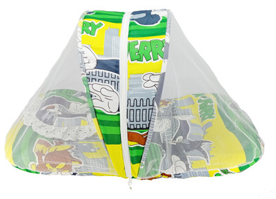 

Aayat Kids Luxury Bedding with Insects Protector Net X52 New Born Well Cushioned Crib(Fabric, Multicolor)