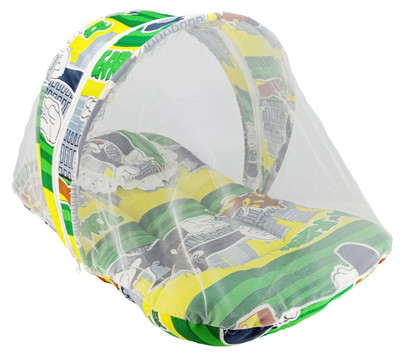 

Aayat Kids Luxury Bedding with Insects Protector Net X51 New Born Well Cushioned Crib(Fabric, Multicolor)