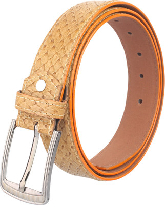 

WELHIDES Men Casual Brown Artificial Leather Belt