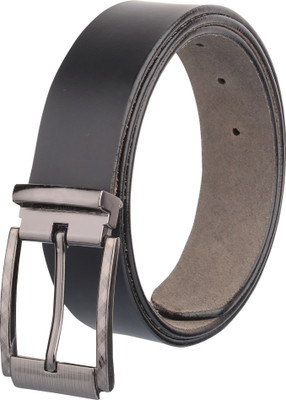 

WELHIDES Men Casual Black Genuine Leather Belt