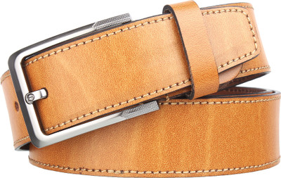 

LIMERENCE Men Formal, Casual Tan Genuine Leather Belt