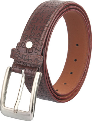 WELHIDES Men Casual Tan Artificial Leather Belt