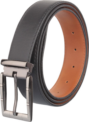 

WELHIDES Men Casual Black Artificial Leather Belt