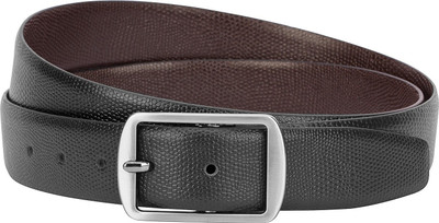

Jungler Men Casual Black, Brown Genuine Leather Reversible Belt