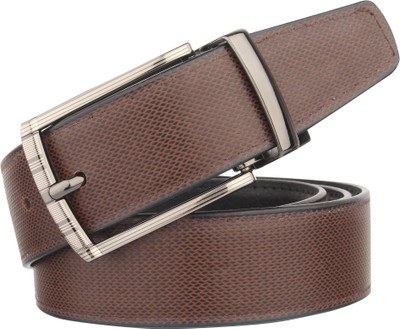 

WELHIDES Men Casual Black Artificial Leather Belt