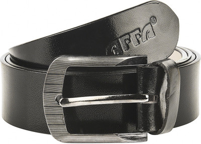 

AFFA Men Formal Black Genuine Leather Belt