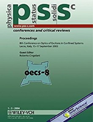 Proceedings of the 8th Conference on Optics of Excitons in Confined Systems (OECS-8), Lecce, Italy, 15-17 September 2003: Review v. 1, No. 3(English, Hardcover, unknown)