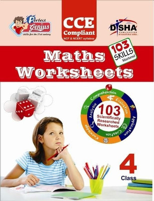 Perfect Genius Mathematics Worksheets for Class 4 (Based on Bloom's Taxonomy)(English, Book, Disha Experts)