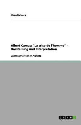 Albert Camus(German, Paperback, Bahners Klaus)