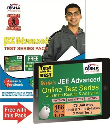 Score More - Jee Advanced Test Series Pack (10 Mock Tests with Solutions) with 188 Online Tests of Pcm Worth Rs 999/- Free(English, Paperback, unknown)