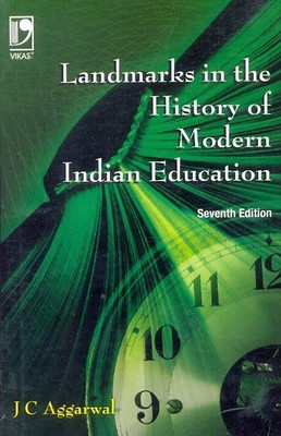 Landmarks in the History of Modern Indian Education(English, Paperback, Aggarwal J C)