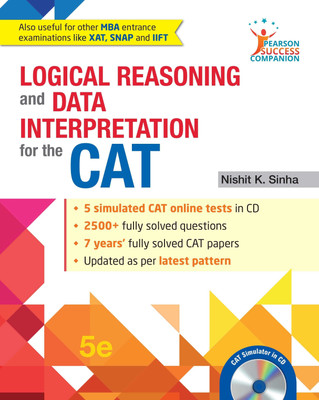 Logical Reasoning and Data Interpretation for the CAT(English, Paperback, Sinha Nishit K)