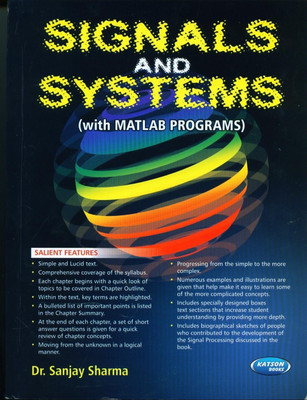 Signals and Systems (with Matlab Programs)(English, Undefined, Sharma Sanjay)