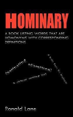 Hominary(English, Paperback, Lane Ronald E.)