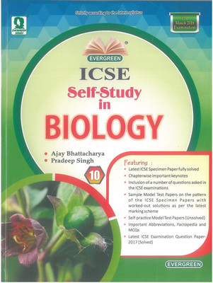 Isc Self-Study in Biology (Class - 10) 2021 Edition(English, Paperback, Bhattacharya Ajay)