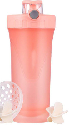 

Minura MG Protein Shaker 500 ml Shaker(Pack of 1, Orange), Pink