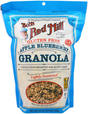 

Bob's Red Mill Granola Gluten Free Apple Blueberry - 12 oz(340 g, Sachet)