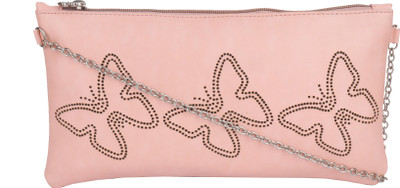 

Butterflies Casual Pink Clutch