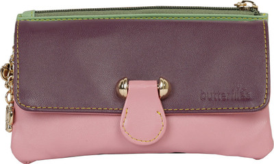 

Butterflies Casual Multicolor Clutch