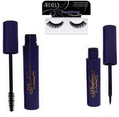 

ravishing Eyelashes, Padma Liquid Eyeliner & Mascara(Set of 3)