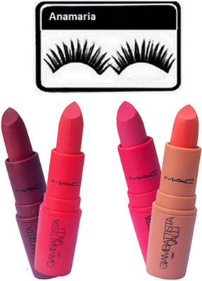 

anamaria Eyelashes & Mac Giambattista Valli Lipstick 4(Set of 5)