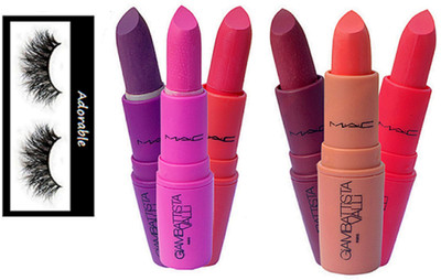 

Adorable eyelashes, giambattisata Valli lipstick ( set of 7 )(Set of 7)