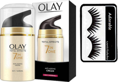 

Adorable eyelashes, olay total effects 7 in one anti cream(Set of 2)