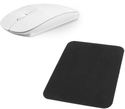 

FU4 Premium series pad WITH Wireless Optical Mouse (USB, White) Combo Set