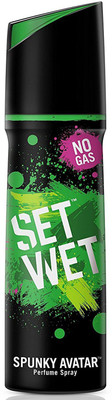 

Set Wet Spunky Avatar No Gas Deodorant, 120 ml Deodorant Spray - For Men(120 ml)