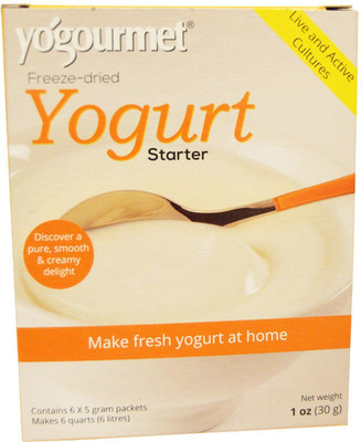 

Yogourmet Freeze-Dried Yogurt Starter, 1 oz (30 g) g Powder(30 ml)