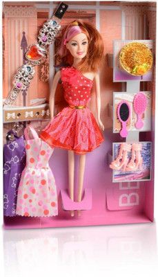 

Genextonline Barbie doll with accessories and dresses (Multicolor)(Multicolor)